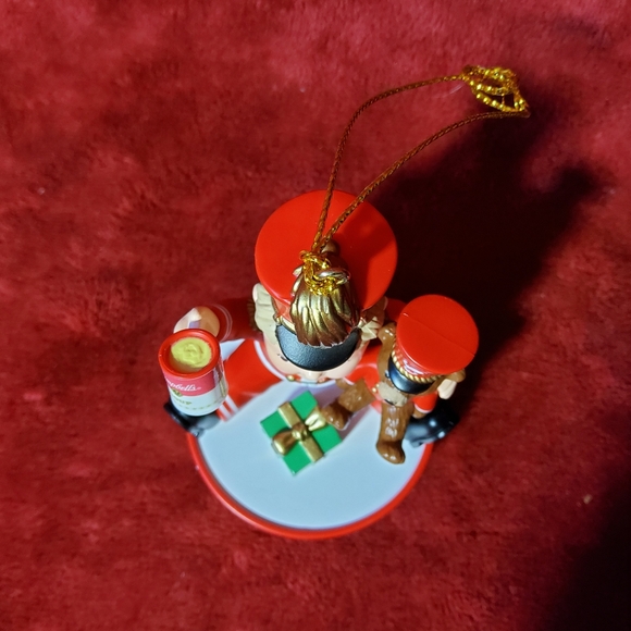 2003 Campbell Soup Kids 100th Birthday Drummer Boy Teddy Bear Christmas Ornament - Picture 5 of 8